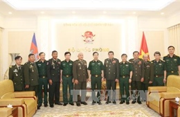 Tổng Tham mưu trưởng tiếp Đoàn Phó Quốc vụ khanh Bộ Quốc phòng Campuchia 